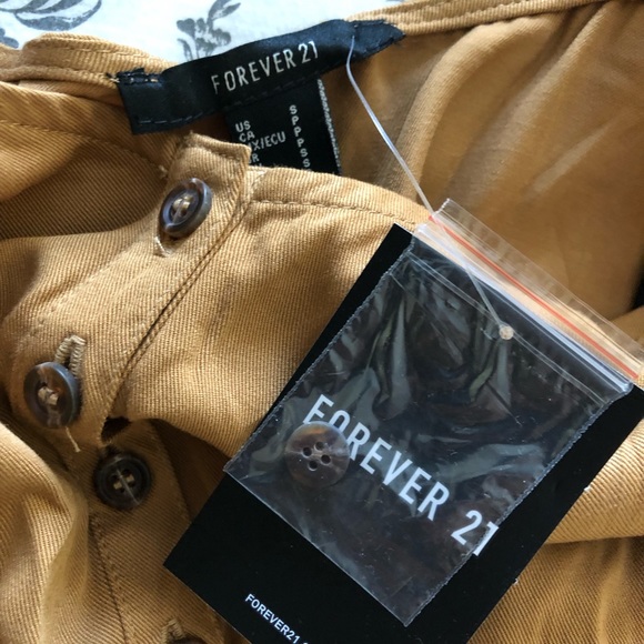 Forever 21 button-front cami jumpsuit - Picture 6 of 7